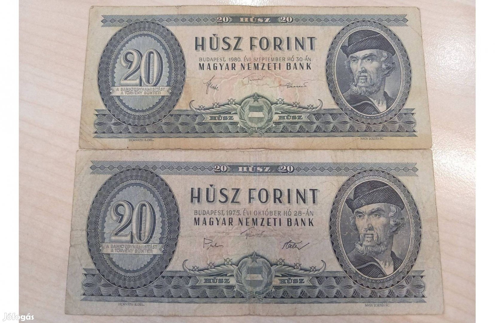 Húsz forintok 1975-1980