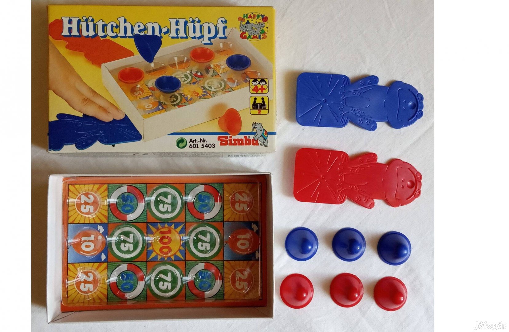 Hütchen-Hüpf társasjáték