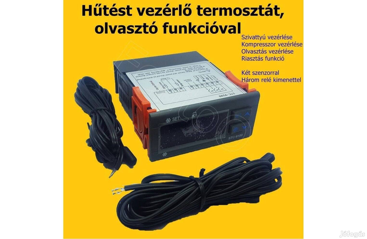 Hűtés vezérlő termosztát