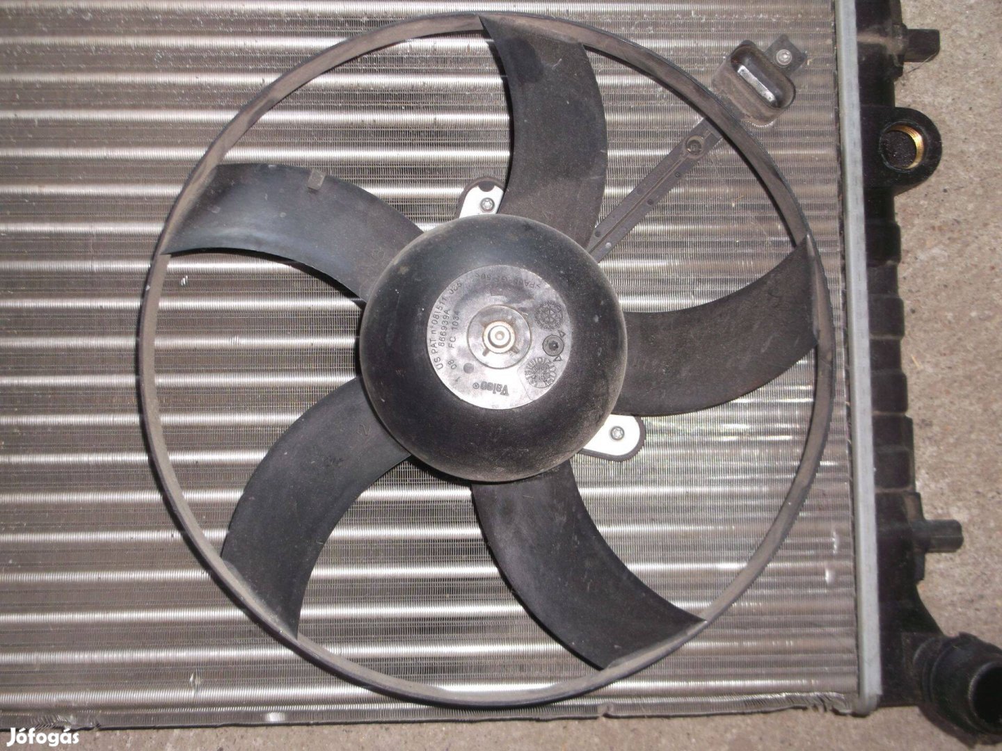 Hűtő ventillátor,Fabia1.nem klímás,1,4 mpi