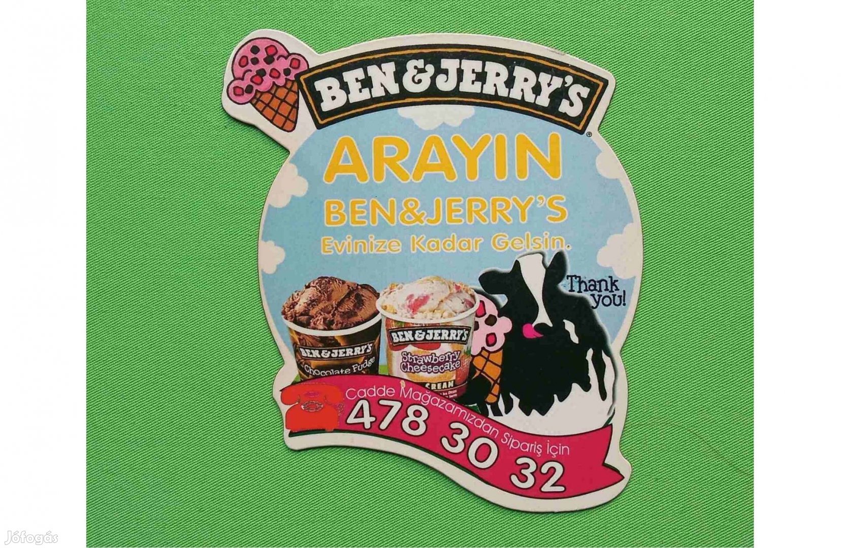 Hűtőmágnes - Arayin Ben & Jerrys hűtőmágnes * Gyűjtők figyelmébe!