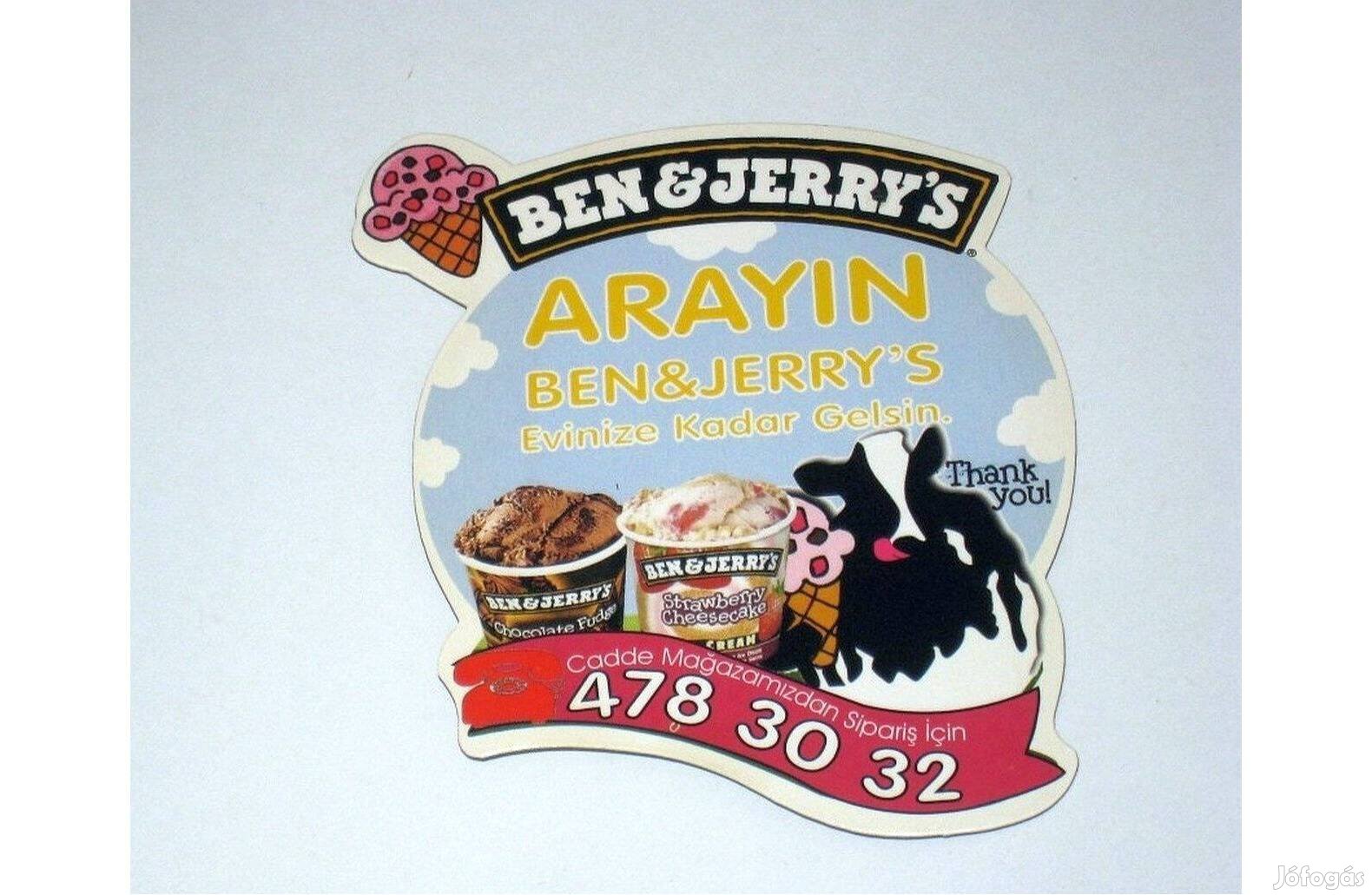 Hűtőmágnes - Ben & Jerrys Arayin hűtőmágnes * Gyűjtők figyelmébe!