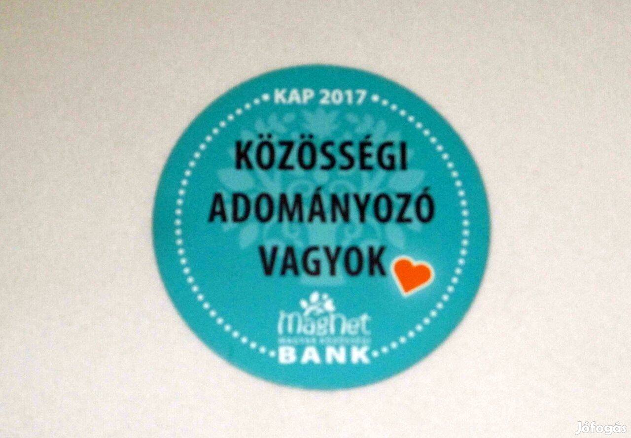 Hűtőmágnes - Közösségi adományozó vagyok (Átmérő: 6,9 cm) * 100 Ft