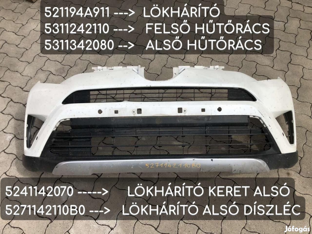 Hűtőrács felső rav4 eladó