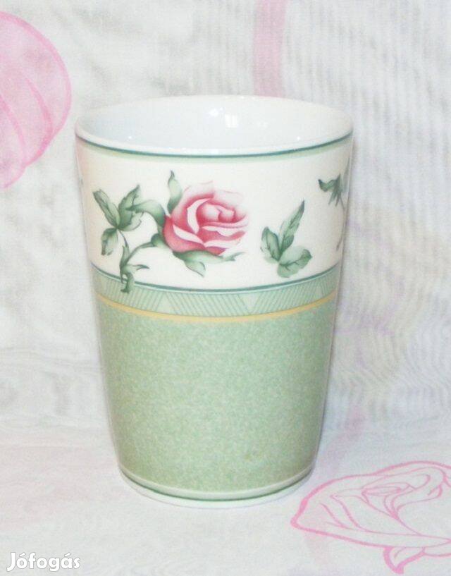 Hutschenreuther porcelán rózsás pohár
