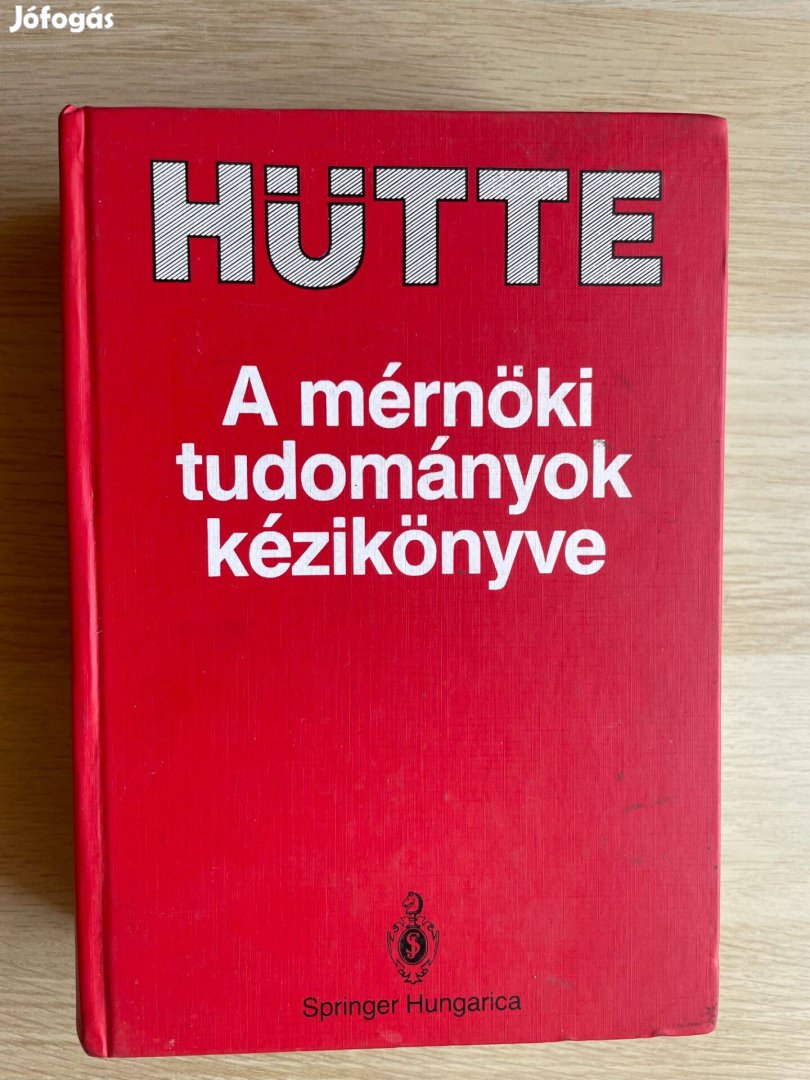 Hütte mérnöki tudomány könyv eladó!