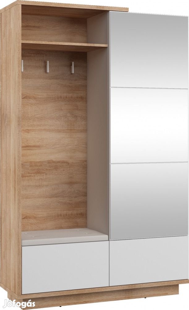 Hyb-137 magasfényű fehér előszoba bútor