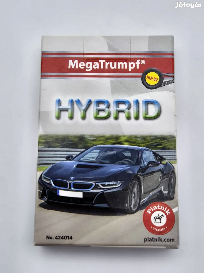 Hybrid autók autós kvartett kártya autóskártya