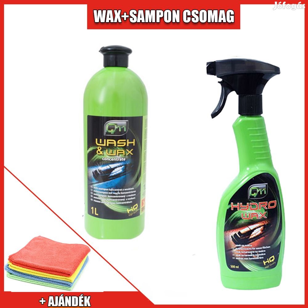 Hydrowax + autósampon csomag