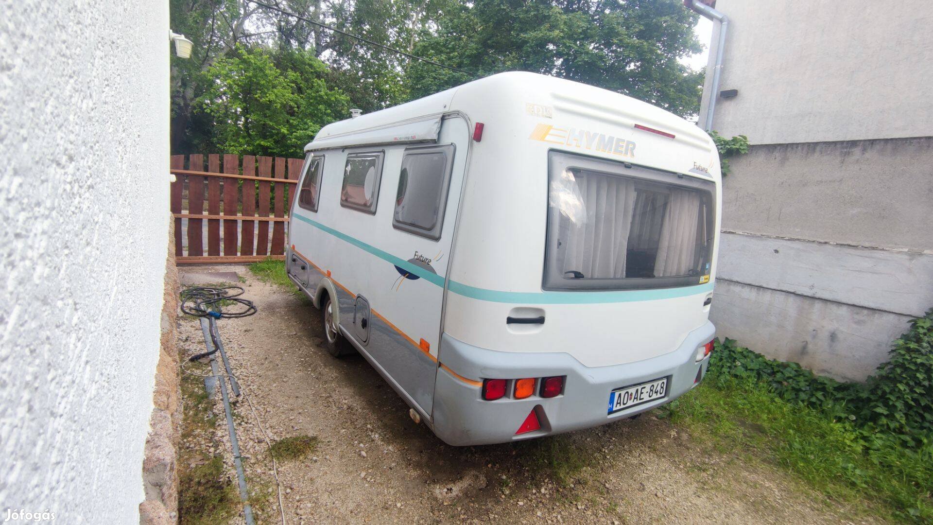 Hymer Eriba Lakókocsi Egyedi különlegesség friss műszakival