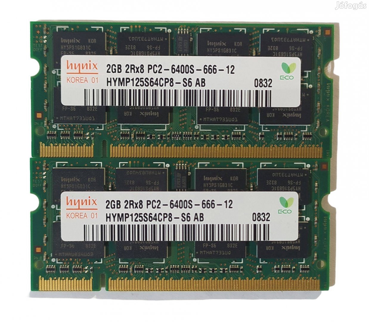 Hynix 4GB (2x2GB) DDR2 800MHz laptop / notebook memória