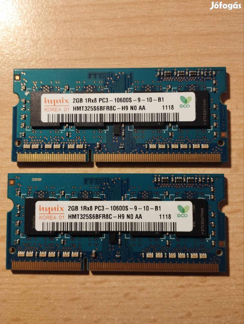 Hynix DDR3 2x2GB 1333MHz notebook RAM