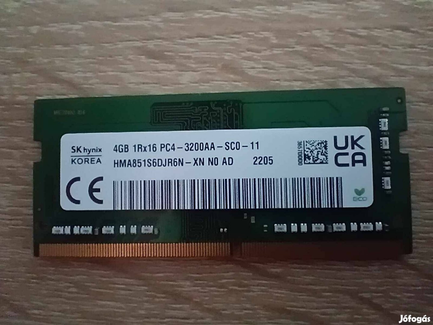 Hynix DDR4 4gb 3200Mhz notebook memoria