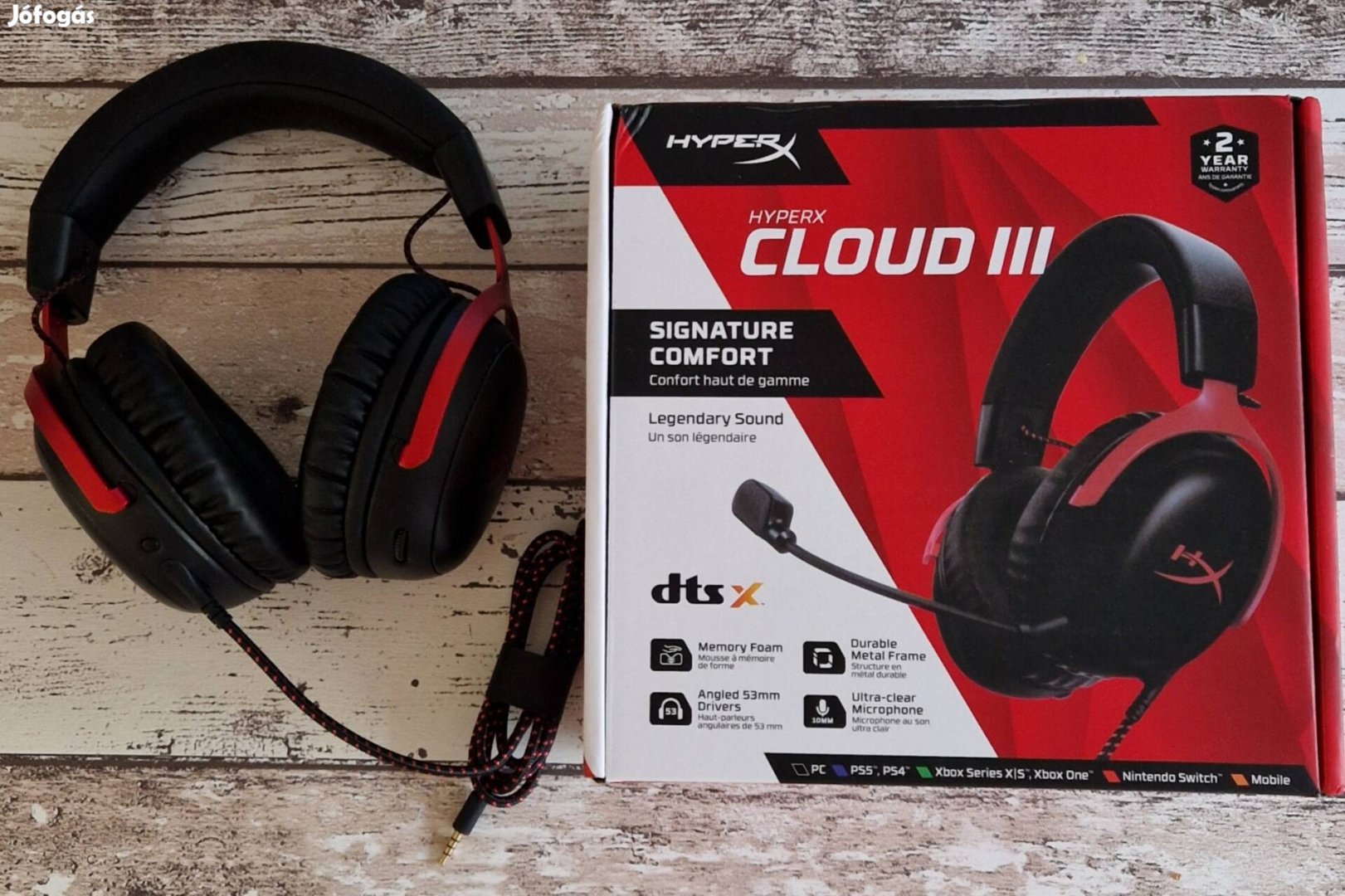 Hyper x cloud 3 vezetékes