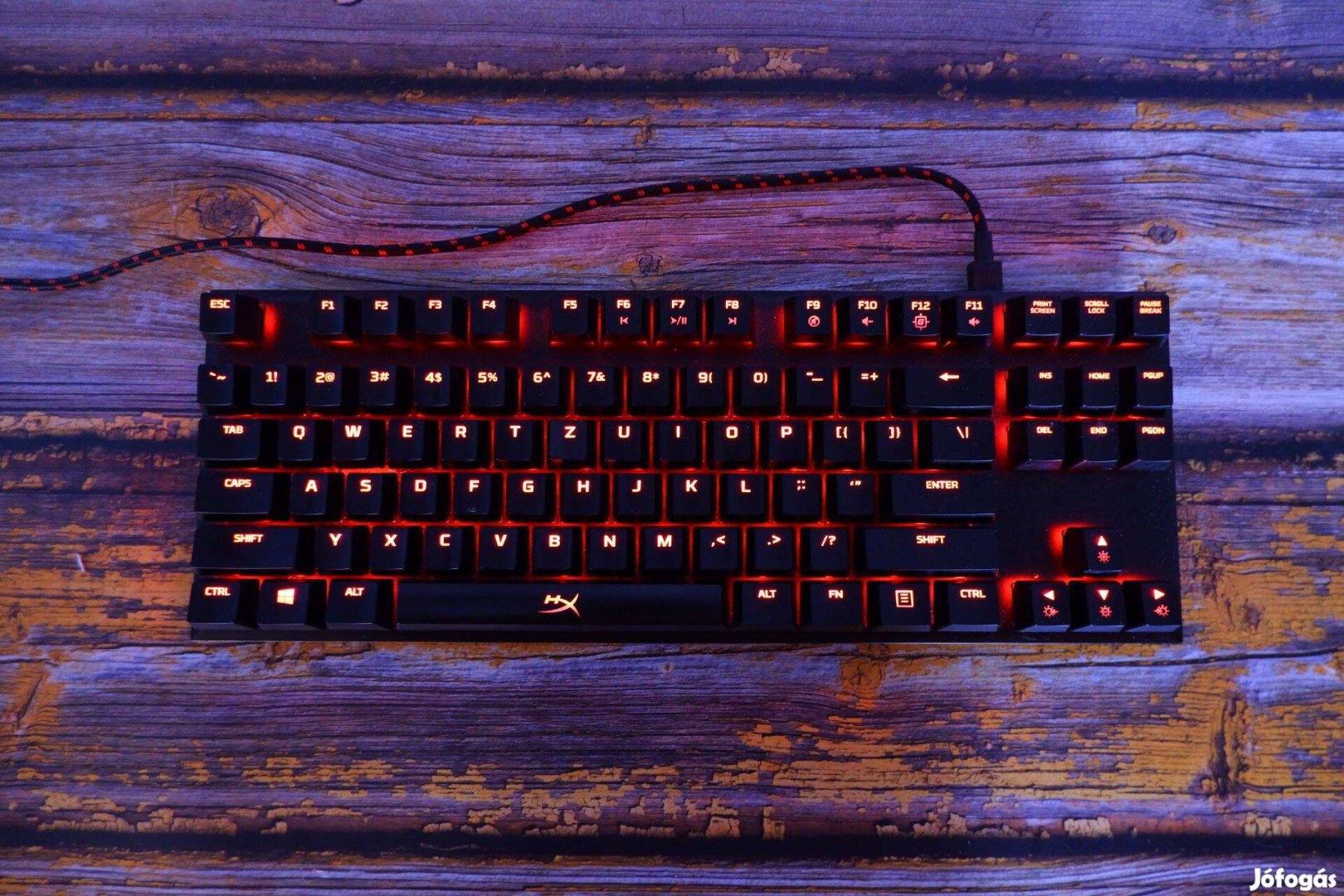 Hyperx Alloy FPS Pro RED mechanikus angol billentyűzet