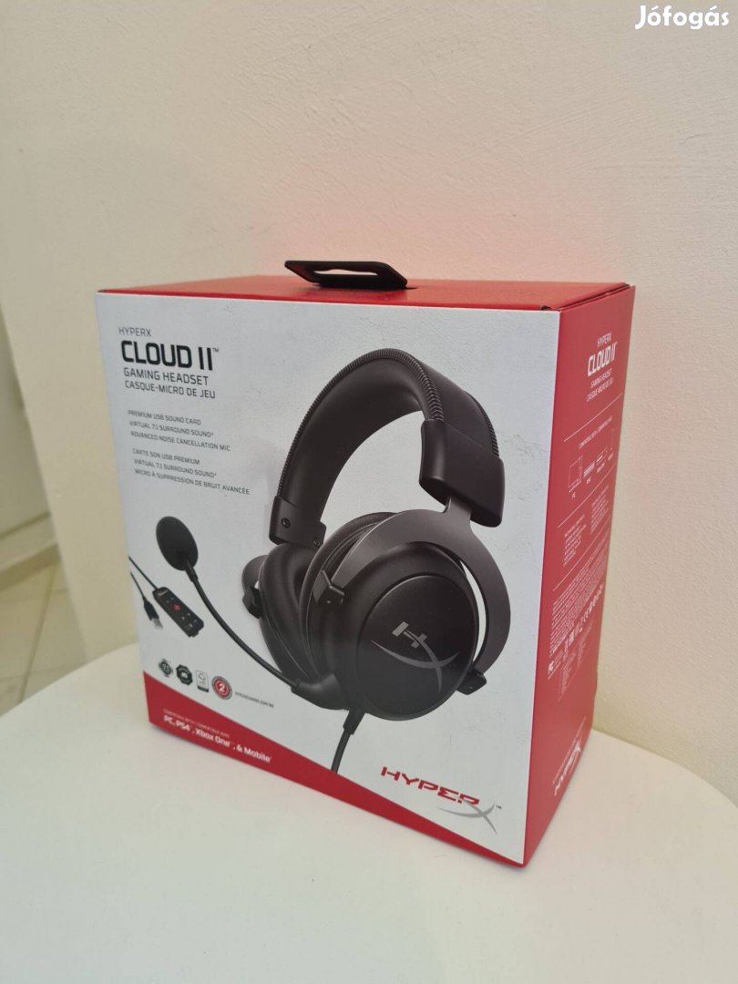 Hyperx Cloud 2 gamer fejhallgató