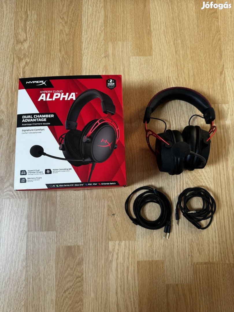 Hyperx Cloud Alpha fejhallgató, headset