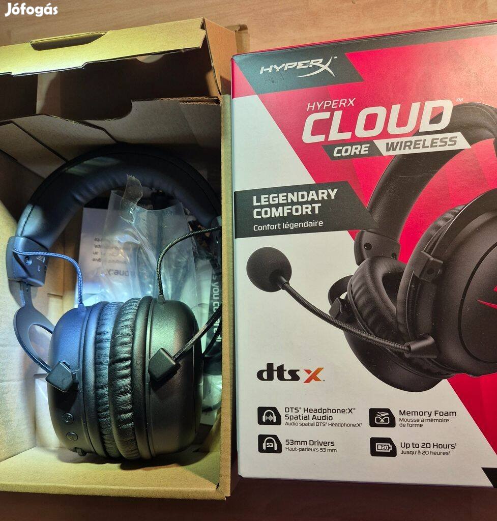 Hyperx Cloud core wireless fejhallgató eladó