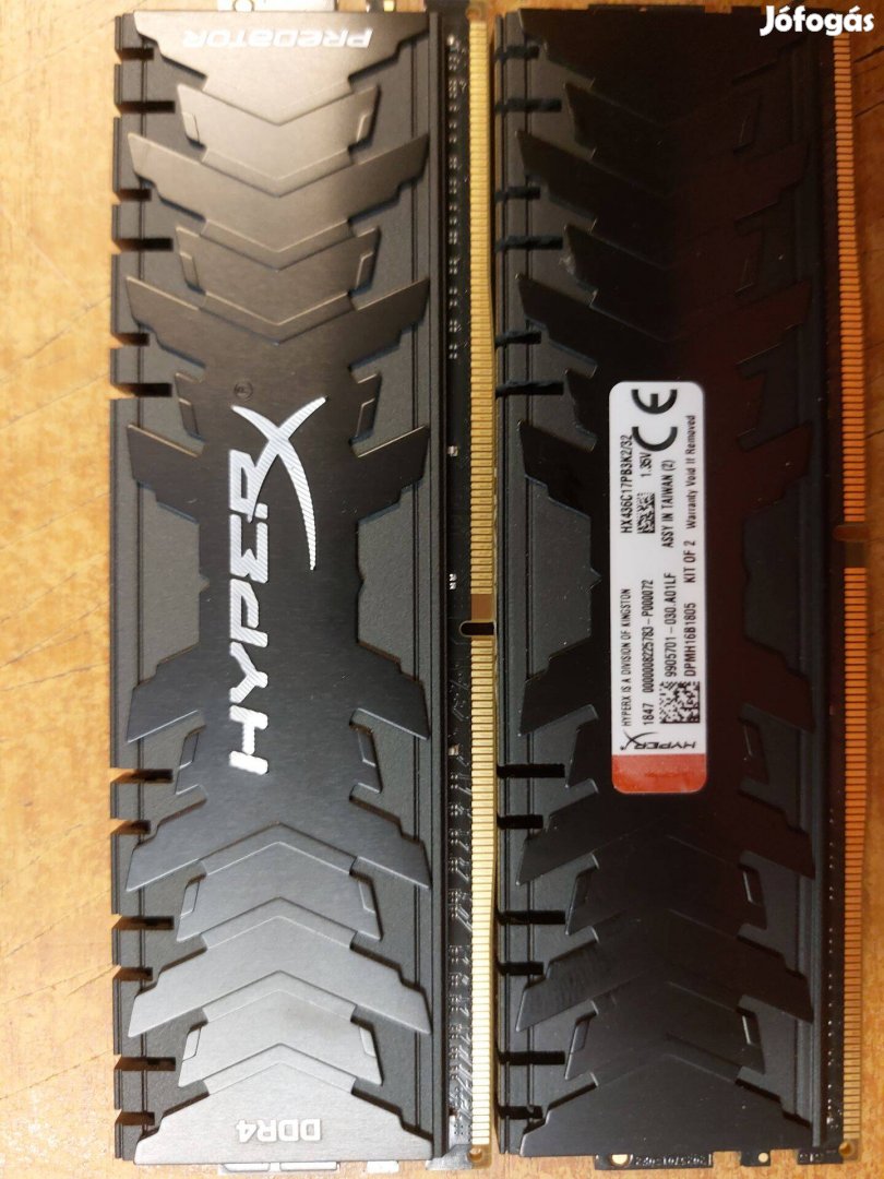 Hyperx Predator 2x16 GB DDR4 RAM