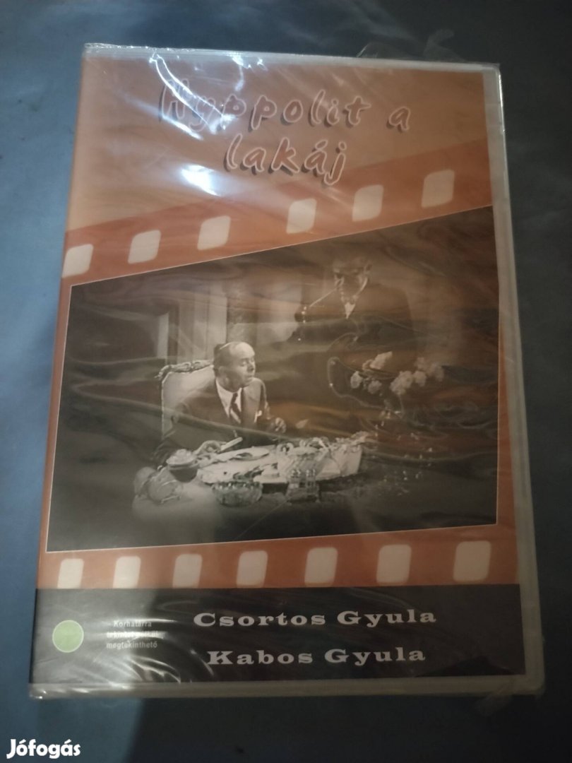 Hyppolit a lakáj bontatlan dvd film 