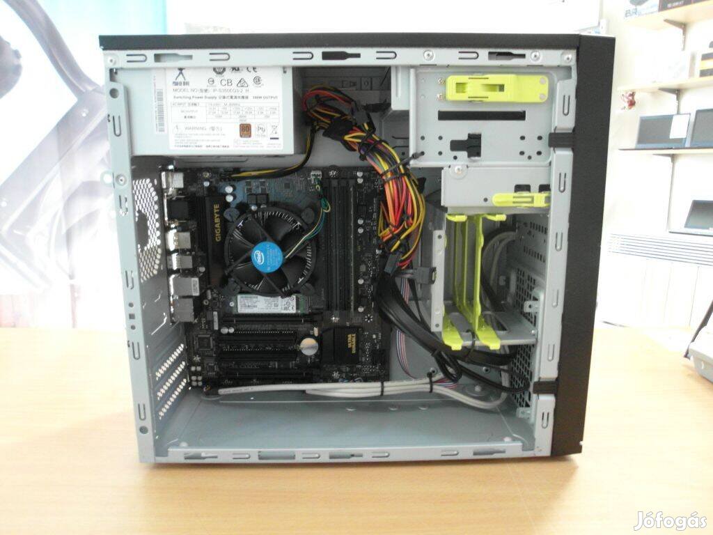 Hyrican intel i3-6100 8gb DDR4 120GB SSD használt 6 hónap garancia