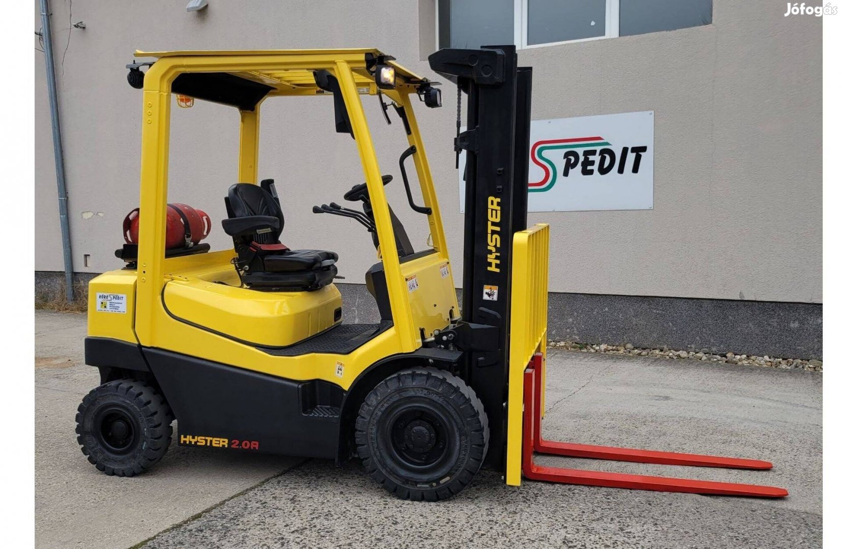 Hyster 2.0 A gázüzemű homlokvillás targonca - K 4184