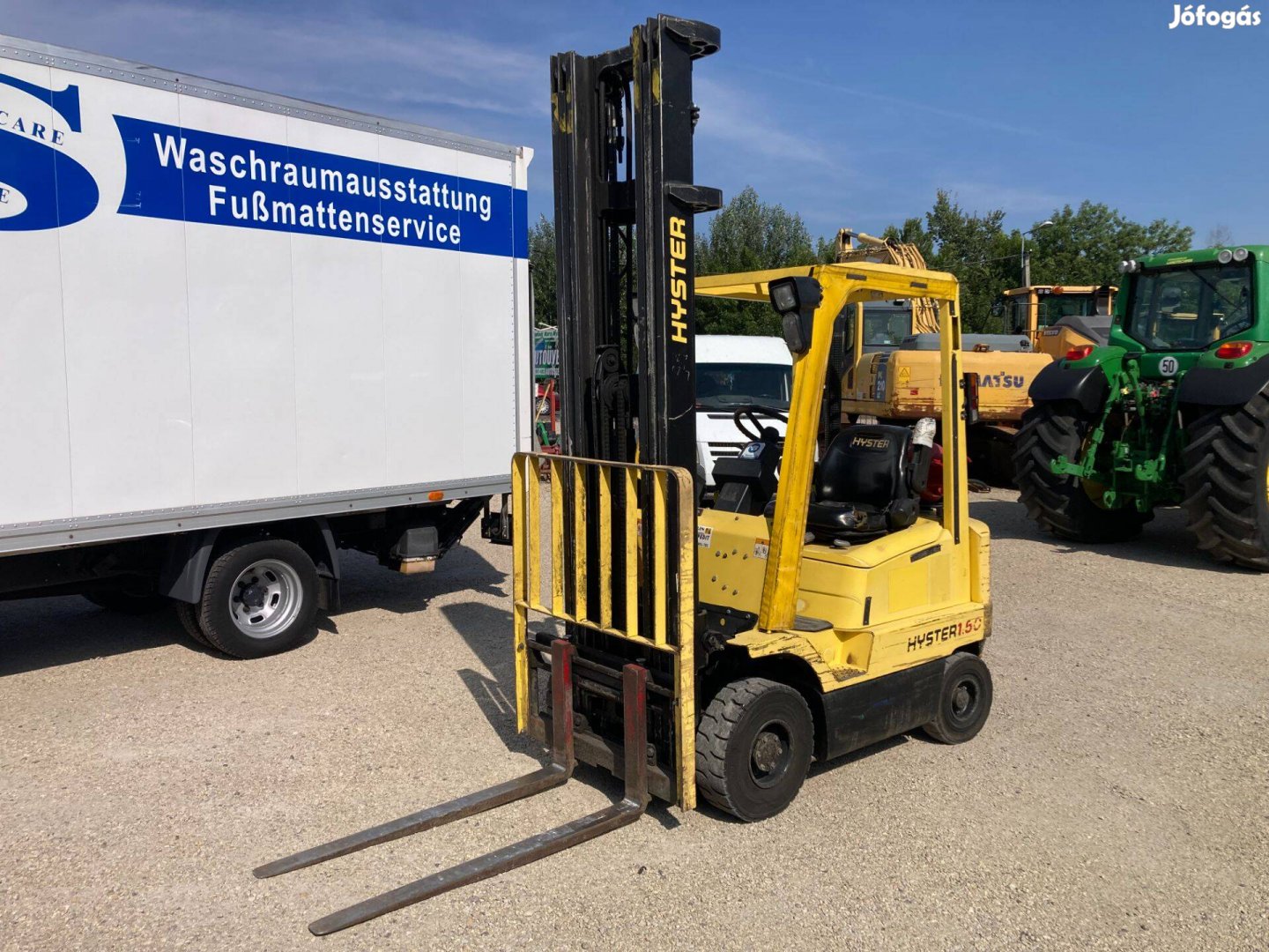 Hyster H1.5XM 1,5 tonnás gázos targonca 6,6m emelési magasság