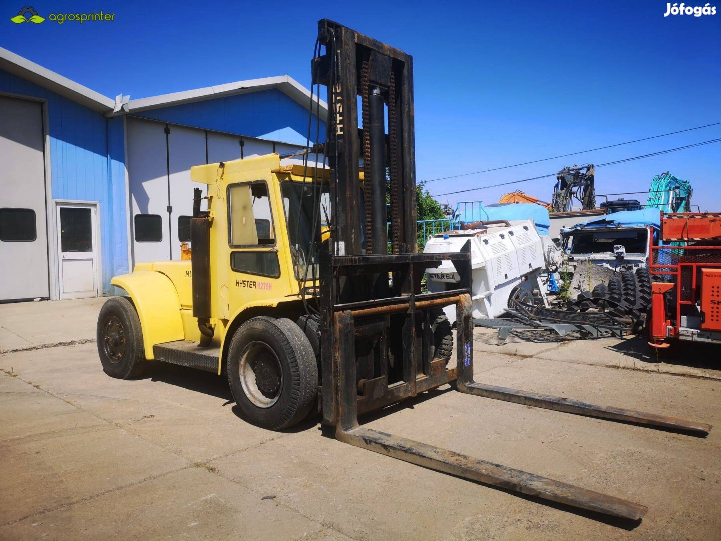 Hyster H275H diesel targonca