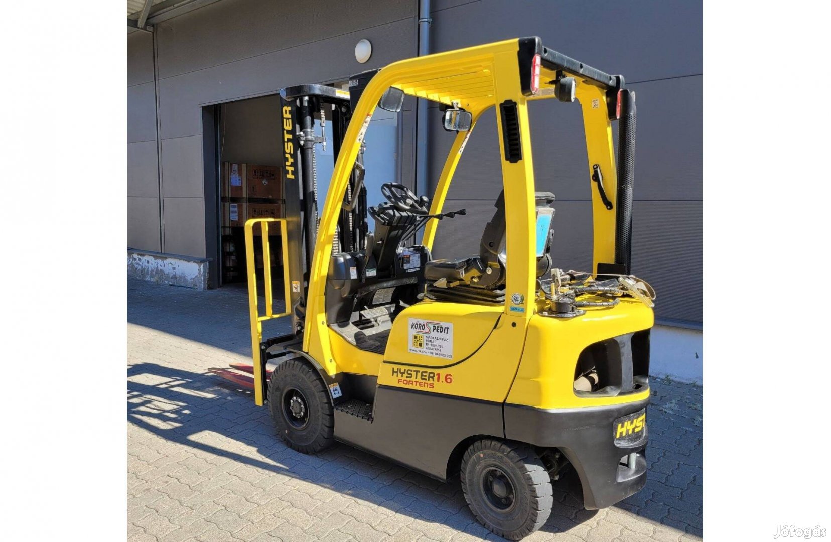 Hyster H 1.6 FT gázüzemű homlokvillás targonca - K 4067