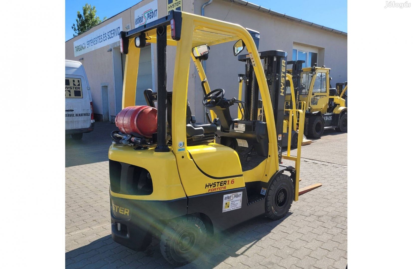 Hyster H 1.6 FT gázüzemű homlokvillás targonca - K 4083