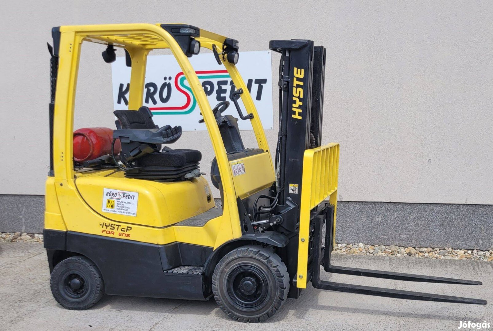 Hyster H 1.6 FT gázüzemű homlokvillás targonca - K 7491