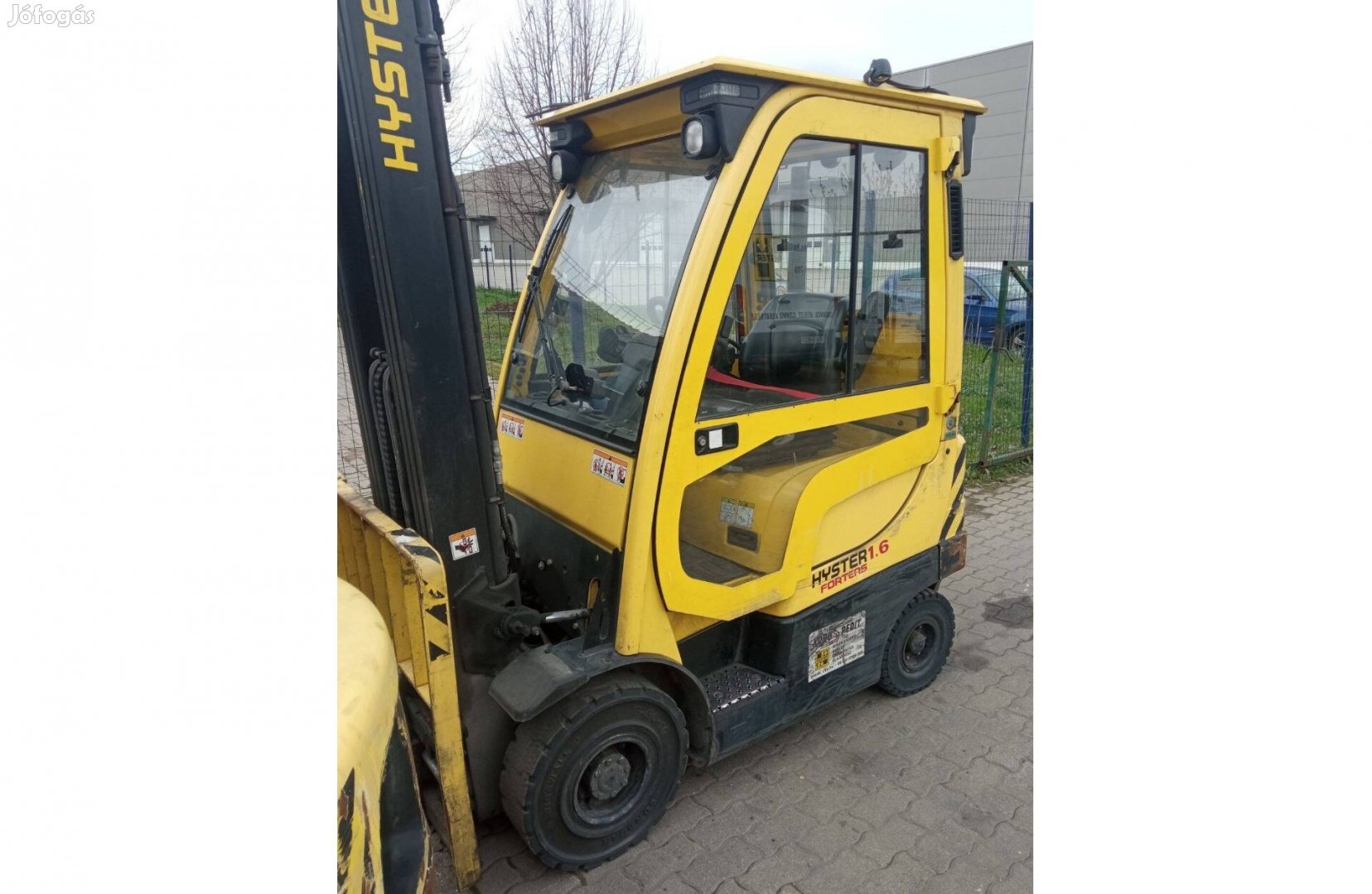 Hyster H 1.6 FT gázüzemű homlokvillás targonca - K 8090