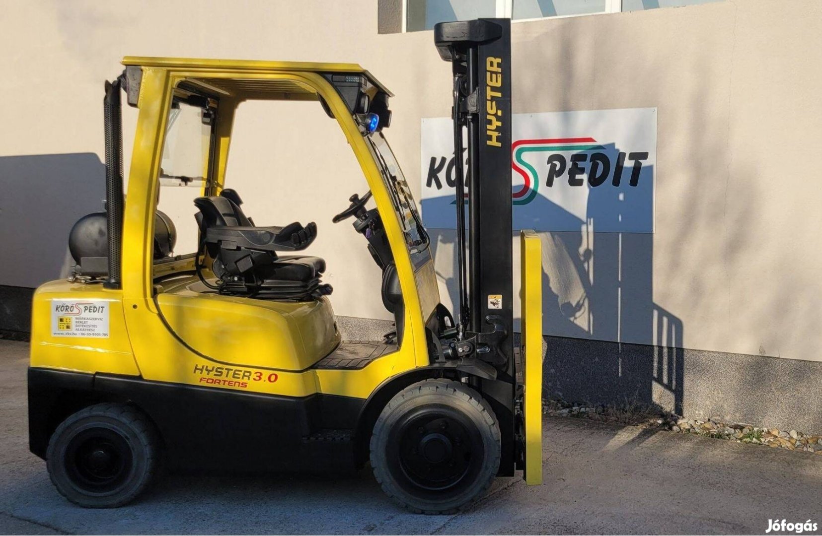 Hyster H 3.0 FT gázüzemű homlokvillás targonca - K 7805