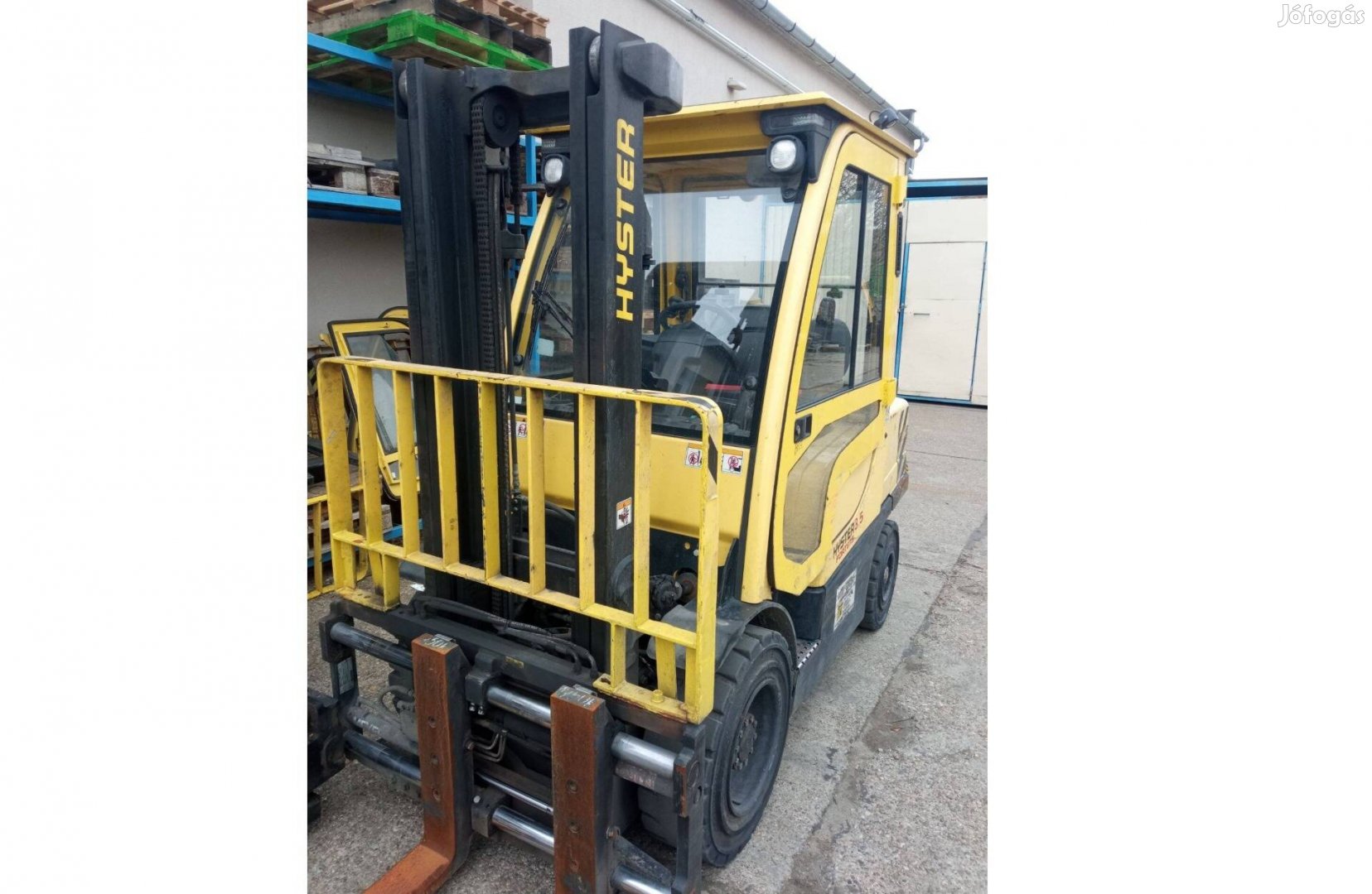 Hyster H 3.5 FT gázüzemű homlokvillás targonca - K 8077
