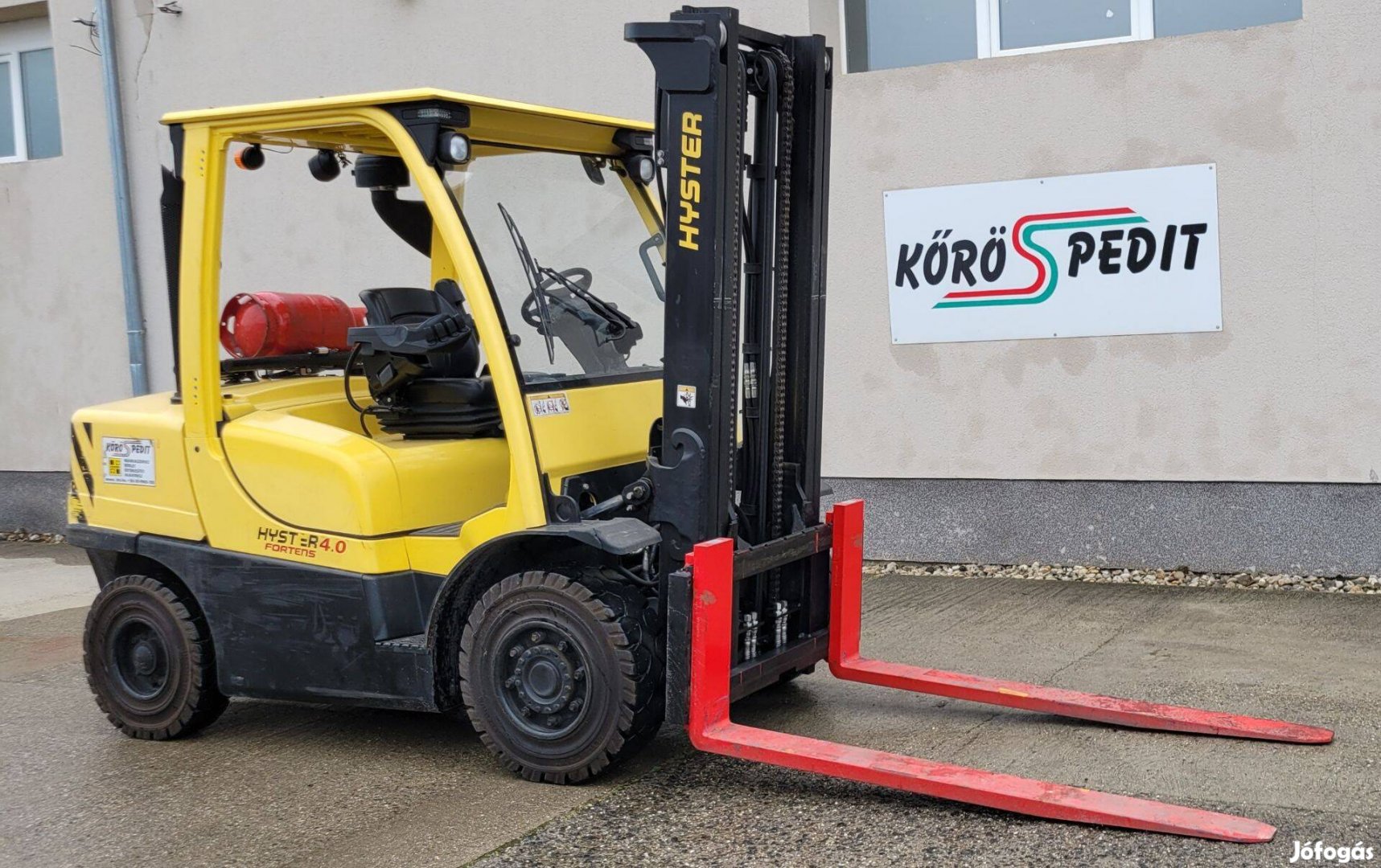 Hyster H 4.0 FT gázüzemű homlokvillás targonca - K 7962