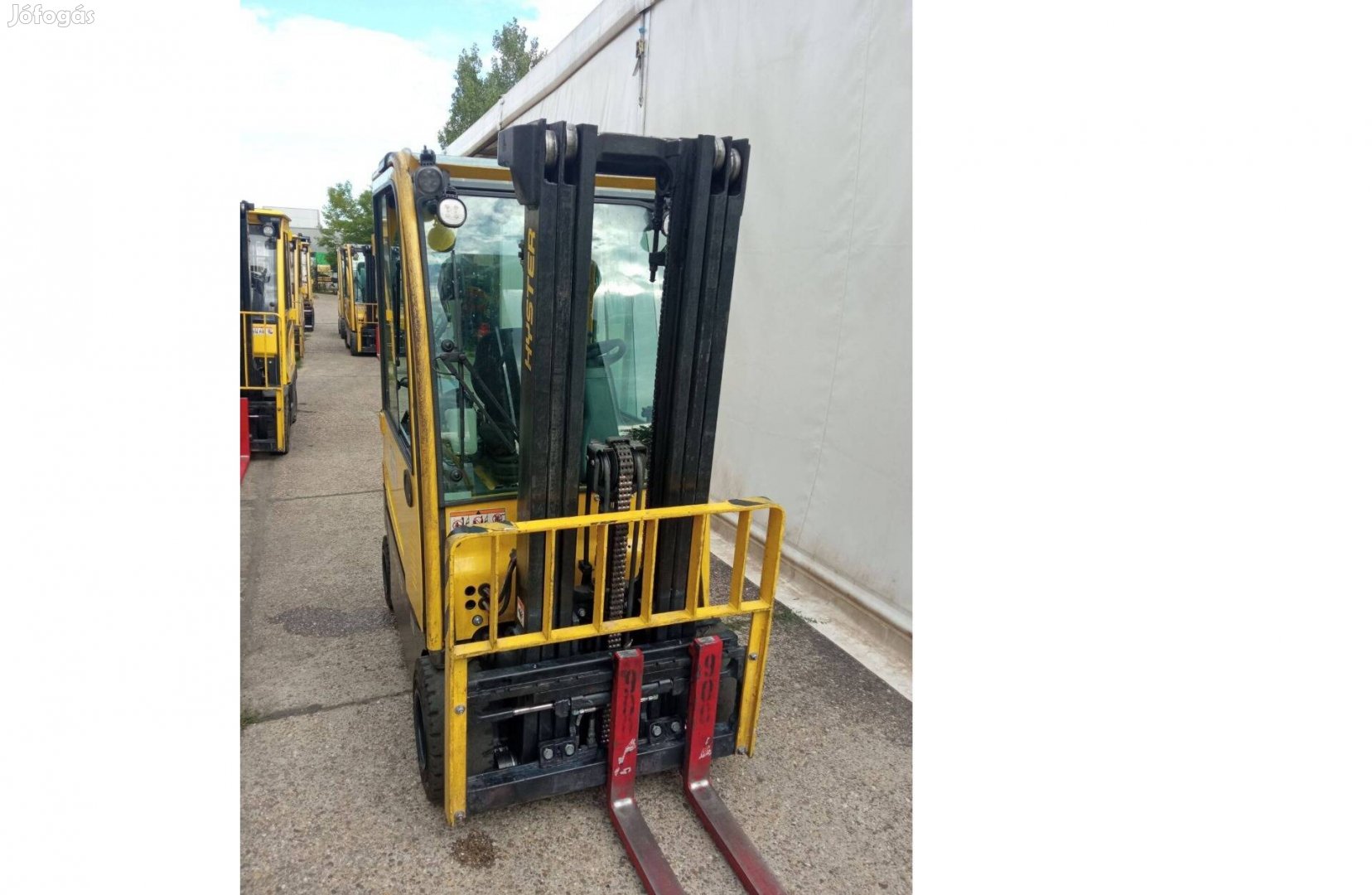 Hyster J 1.8 XN elektromos négytámaszú homlokvillás targonca - K 4056