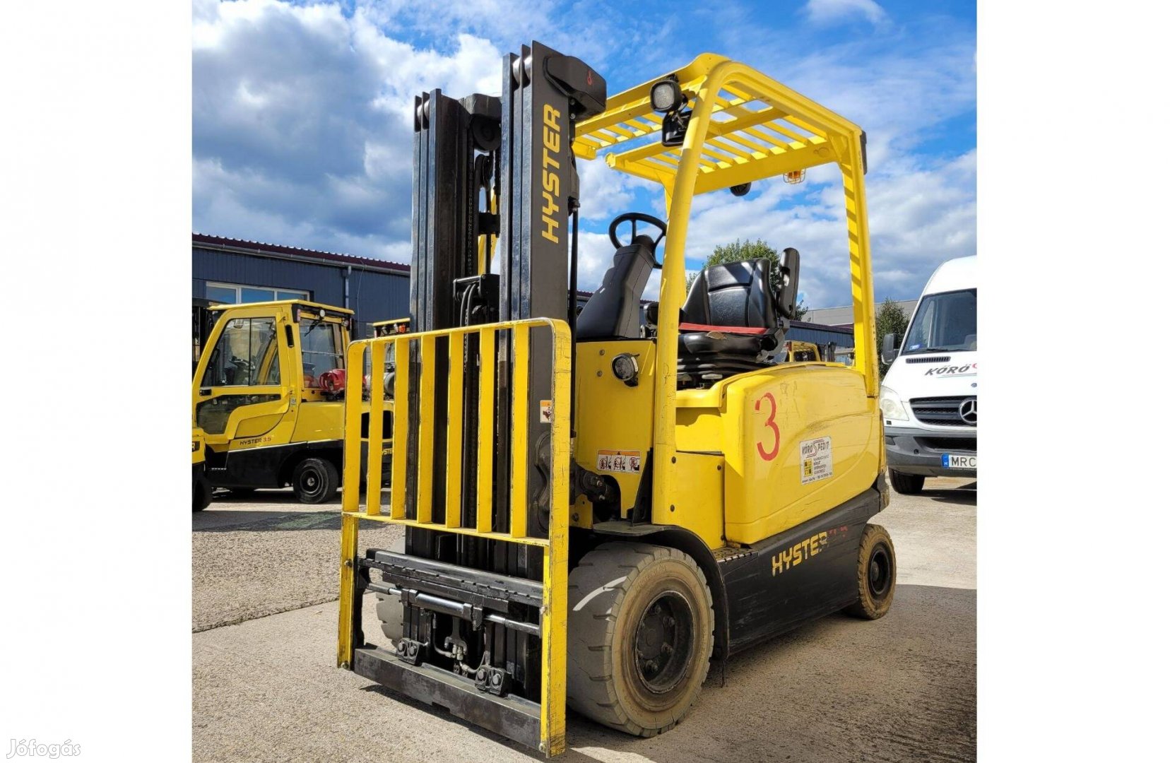 Hyster J 2.5 XN - elektromos négytámaszú homlokvillás targonca- K 7966