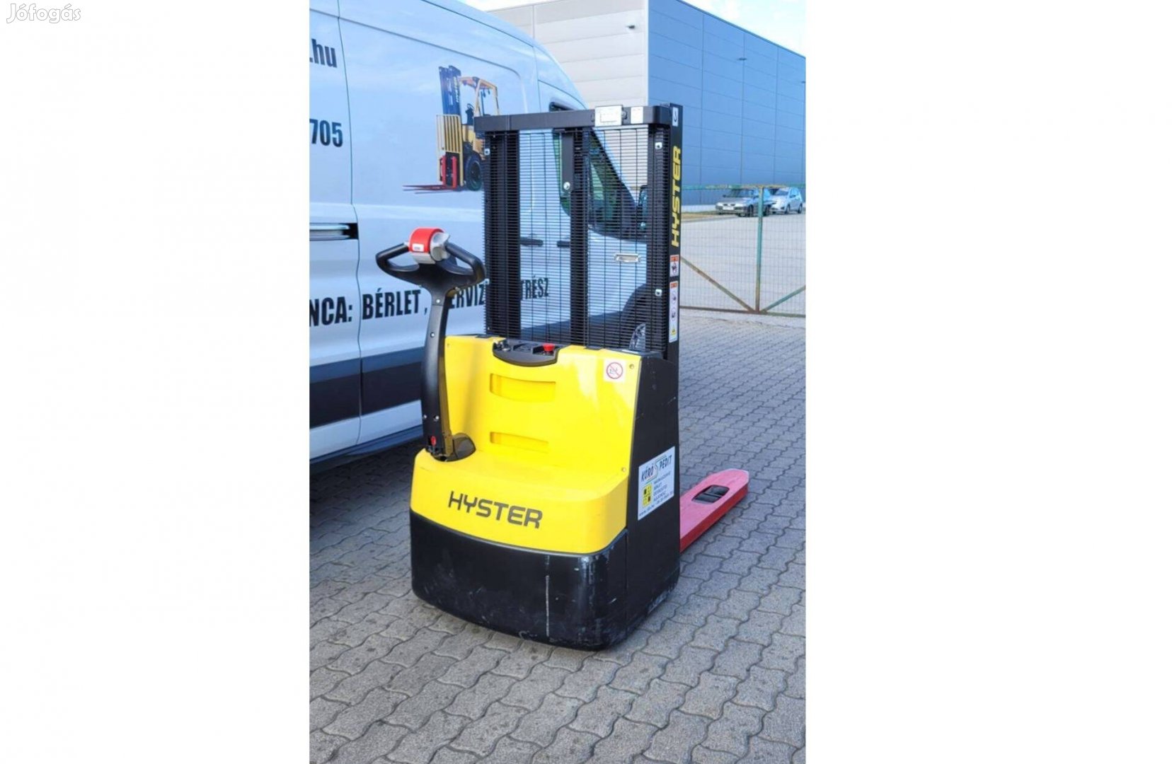 Hyster S 1.0 E elektromos raklapemelő targonca - K 8339