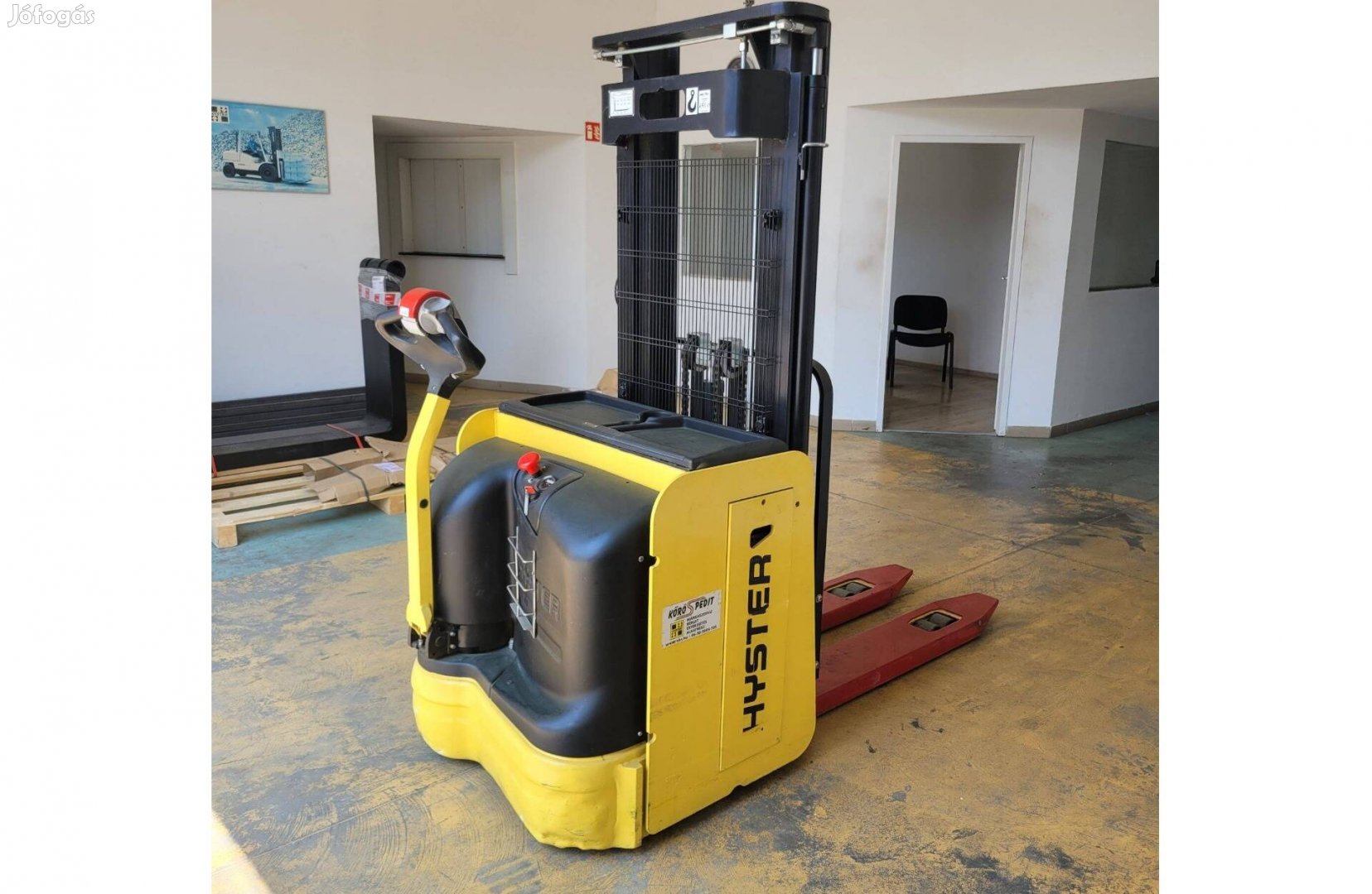 Hyster S 1.4 IL AC elektromos raklapemelő targonca - K 7775