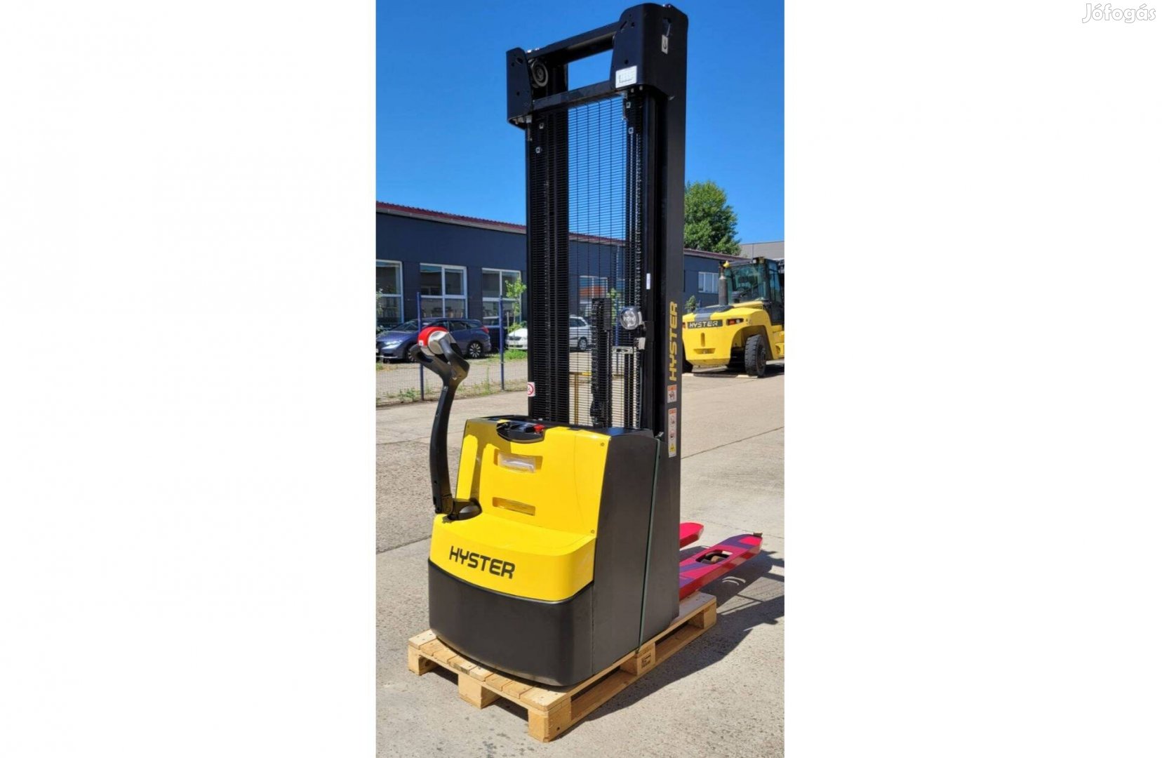 Hyster S 1.6 gyalogkíséretű raklapemelő targonca - K 4271