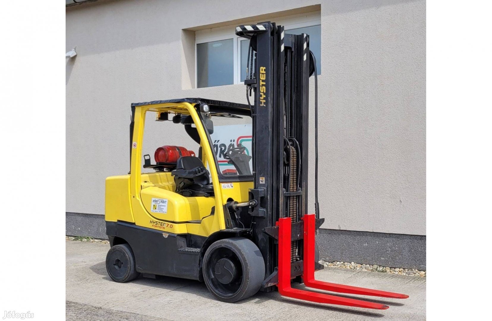 Hyster S 7.0 FT gázüzemű homlokvillás targonca - K 7619