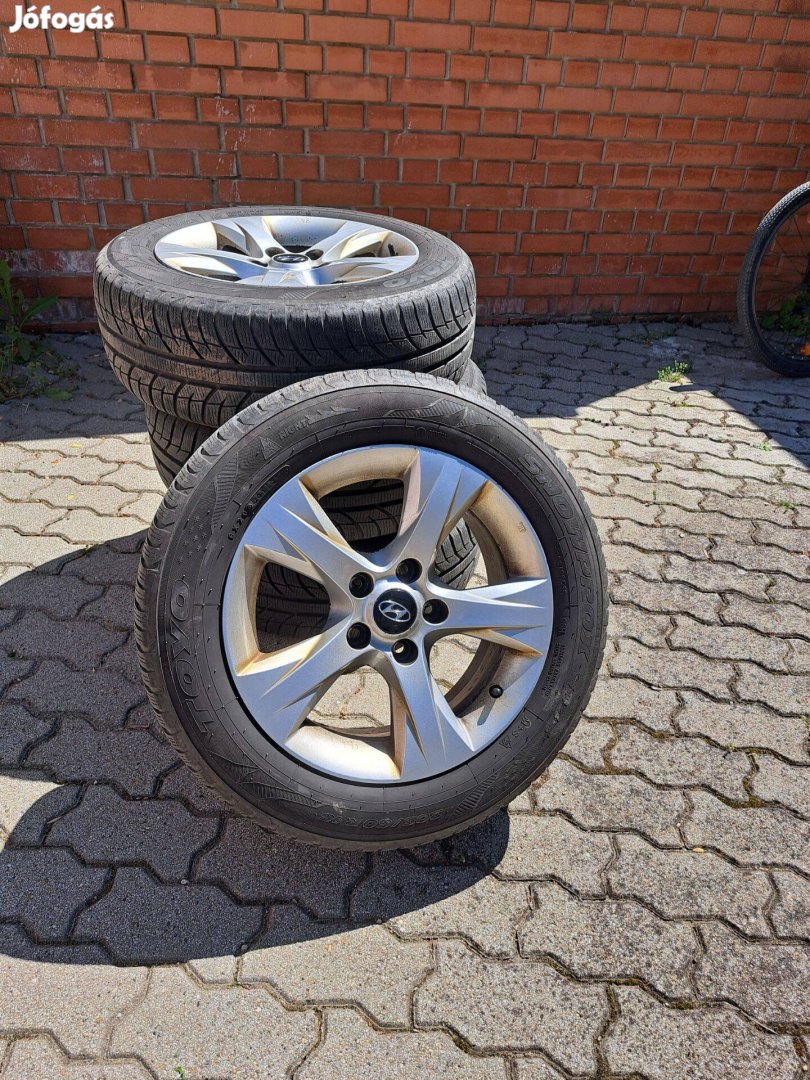 Hyundai 16" alufelni + téligumi