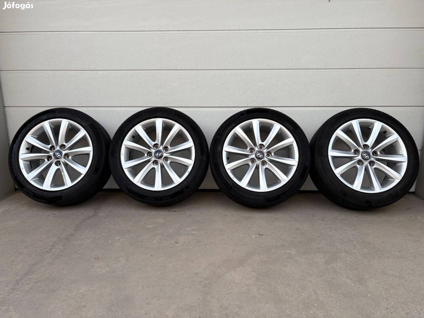 Hyundai 5x114.3 17" alufelnik nyári gumikkal olcsón