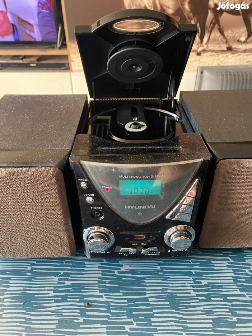 Hyundai HM-MC363u CD rádió mini hifi hangfalakkal