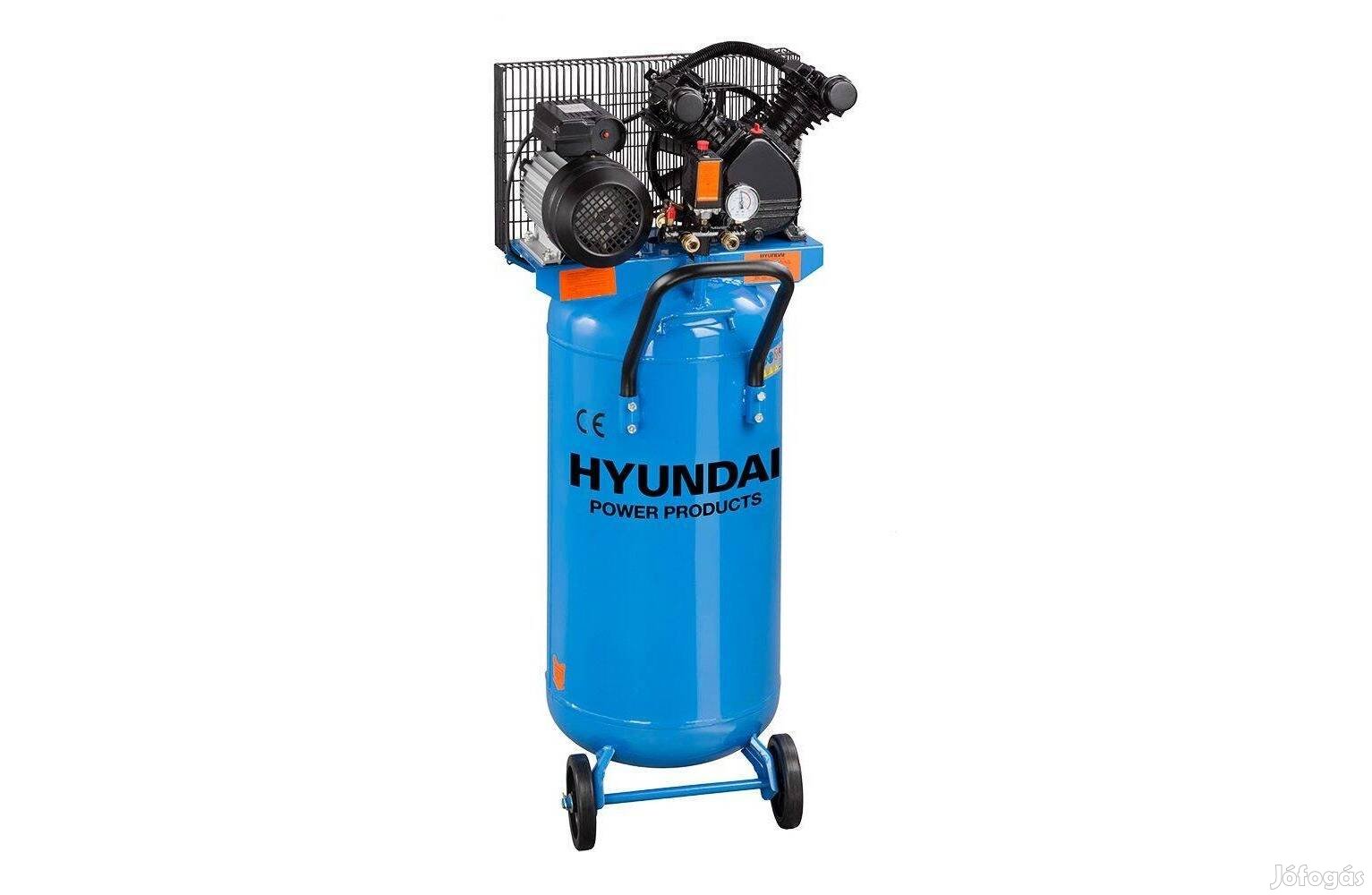 Hyundai Hyd-100LA/V2 Álló olajos kompresszor, 240V/2200W, 8 bar