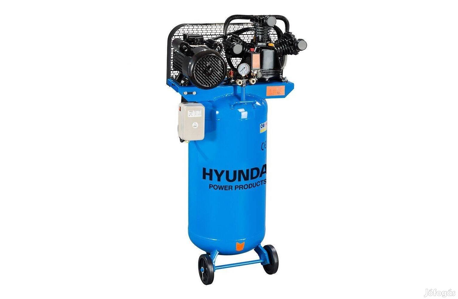 Hyundai Hyd-100LA/V3 Álló olajos kompresszor, 240V/3000W, 10 bar