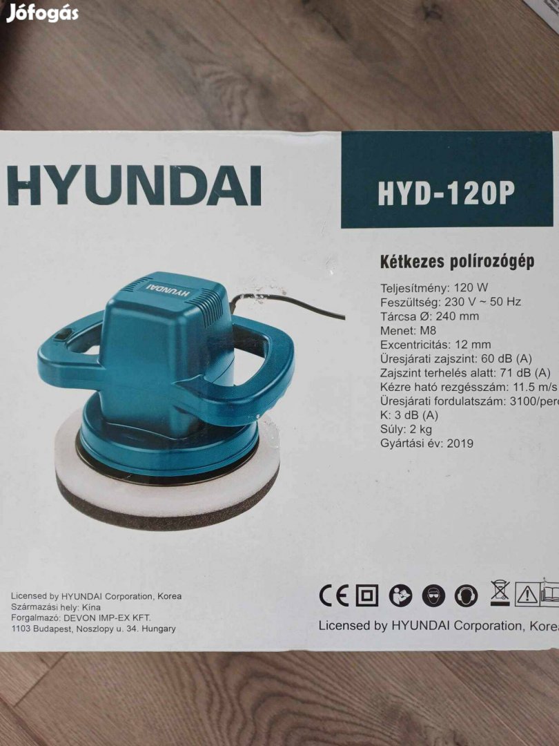 Hyundai Hyd-120P polírozógép Féláron!