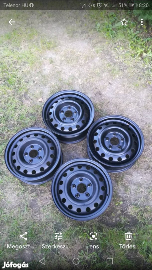 Hyundai I30 Kia Ceed Mazda 3 Lemezfelni Acélfelni Felni 15