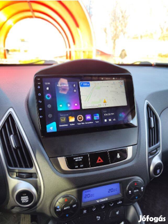 Hyundai IX35 Carplay Android GPS Rádió Tolatókamerával