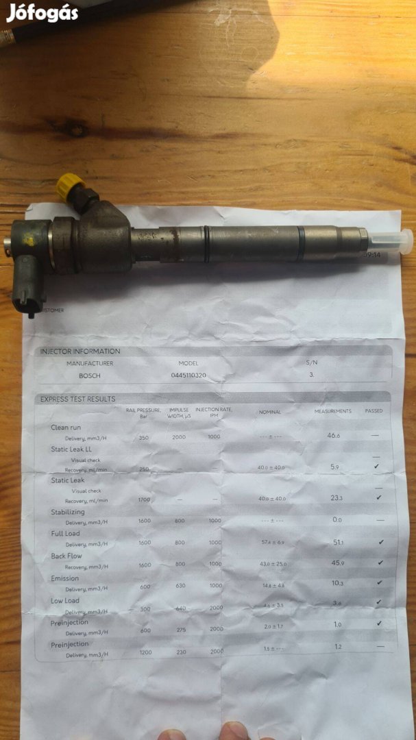 Hyundai KIA Porlasztók Eladók 0445110319 0445110320